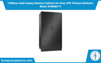 1100mm wide Empty Battery Cabinet for Easy UPS 3-Phase Modular, Black SP3BEBC11