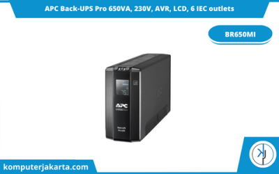 APC Back-UPS Pro 650VA, 230V, AVR, LCD, 6 IEC outlets BR650MI
