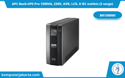APC Back-UPS Pro 1300VA, 230V, AVR, LCD, 8 IEC outlets (2 surge) BR1300MI